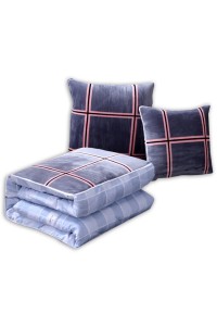 Order solid color plaid crystal velvet dual-purpose pillow quilt Car sofa cushion pillow manufacturer 40*40cm / 45*45cm / 50*50cm TAGS Neighborhood Welfare Association Booth Game Show Online Event ZOOM MEETING Event TEE, Online Event Gifts SKBD027 side view